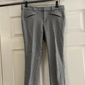 GAP Skinny Ankle Gingham Pants, Size 6